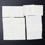 White Quilting Weight Fabric Bundle - Partially Pieced