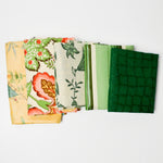 Green Mixed Weight Woven Fabric Bundle