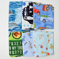 Blue Novelty Print Fabric Bundle