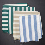 Striped Vintage Fabric Remnant Bundle