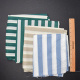 Striped Vintage Fabric Remnant Bundle