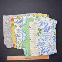 Vintage Floral Sheet + Linens Remnant Bundle