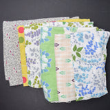 Vintage Floral Sheet + Linens Remnant Bundle