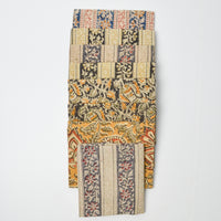 Brown Block Print Pattern Quilting Cotton Bundle