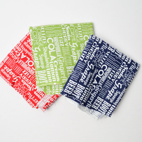 Soda Print Quilting Weight Woven Fabric Bundle