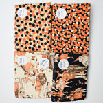 Vintage Halloween Print Quilting Weight Woven Fabric Bundle