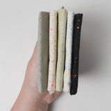 Colorful + Metallic Spray Paint Splatter Print Quilting Weight Woven Fabric Bundle