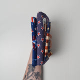 Red, White + Blue Patriotic Print Woven Fabric Bundle