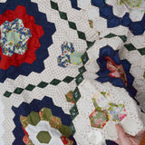 Partially Pieced English Paper Pieced Hexagon Quilt Project