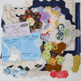 Partially Pieced English Paper Pieced Hexagon Quilt Project