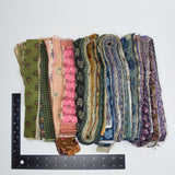 Jewel Tone 1.5" Wide Quilting Weight Woven Fabric Strip Bundle