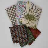 Floral + Geometric Quilting Weight Woven Fabric Bundle