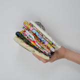 Assorted Colorful Illustration Print Quilting Weight Woven Fabric Bundle