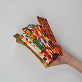 Primary Color Geometric Quilting Weight Woven Fabric Bundle