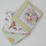 Pastel Beatrix Potter + Winnie the Pooh Print Quilting Weight Woven Fabric Bundle