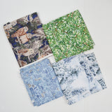 Winter Nature Print Quilting Weight Woven Fabric Bundle