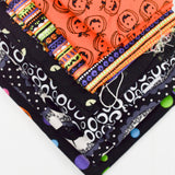 Halloween Print Quilting Weight Woven Fabric Bundle