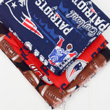 Patriots + Football Print Quilting Weight Woven Fabric Bundle