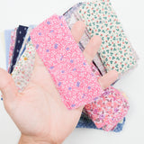 Pastel Floral 2.5" x 5" Precut Fabric Pieces with Template