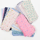 Pastel Floral 2.5" x 5" Precut Fabric Pieces with Template