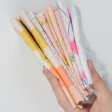 Pastel Pink + Orange Woven Fabric Bundle