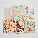 Assorted Food + Animal Print Quilting Weight Woven Fabric Bundle