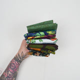 Leaf + Forest Print Quilting Weight Woven Fabric Bundle