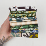 Assorted Tropical Floral Print Woven Drapery Fabric Bundle