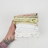 White, Yellow + Pink Quilting Weight Woven Fabric Bundle