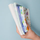 Purple, Blue + White Quilting Weight Woven Fabric Bundle