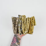 Green + Yellow Quilting Weight Woven Fabric Bundle