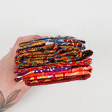 Red, Orange + Gold Quilting Weight Woven Fabric Bundle
