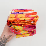Orange, Pink + Yellow Woven Fabric Bundle