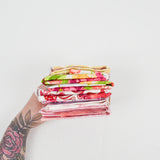 Light Pink + White Woven Fabric Bundle