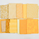 Yellow Quilting Weight Woven Fabric Bundle