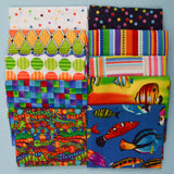 Rainbow Quilting Weight Woven Fabric Bundle