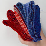Red, White + Blue Woven Fabric Bundle