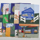 Folk Houses Applique Quilt Blocks