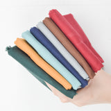 Solid Jewel Tone Woven Fabric Bundle