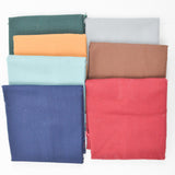 Solid Jewel Tone Woven Fabric Bundle