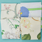 Cream Floral Print Woven Fabric Bundle