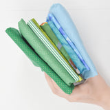 Green + Blue Woven Fabric Bundle