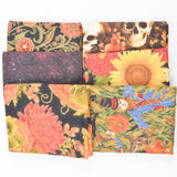 Orange, Yellow + Brown Autumnal Woven Fabric Bundle