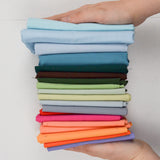 Solid Color Quilting Weight Woven Fabric Bundle