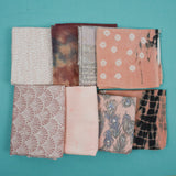 Light Pink + White Woven Fabric Bundle