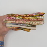 Pink, Yellow + Green Woven Fabric Bundle