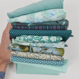 Teal Woven Fabric Bundle
