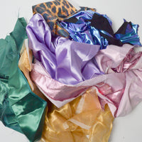 Metallic + Shiny Fabric Scrap Bag