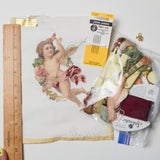 Cherub Painted Cross Stitch Canvas + Kit Default Title