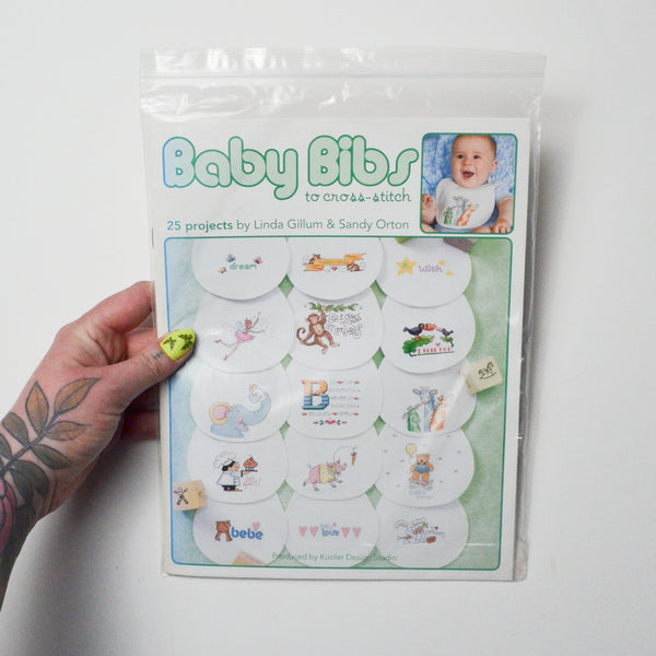 Cross Stitch Baby Bibs - Pattern Booklet + Two Stitchable Bibs Default Title